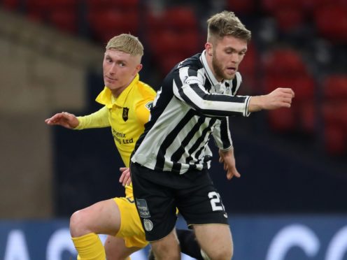 Marcus Fraser and St Mirren were left heartbroken after their Betfred Cup semi-final defeat to Livingston (Jane Barlow/PA)