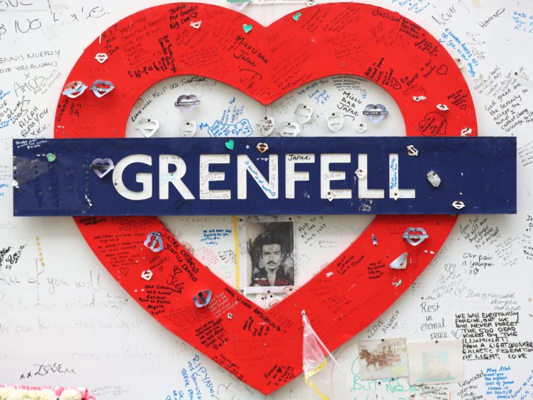 Victims’ and survivors’ group Grenfell United said it was ‘deeply disappointed’ that ministers had ‘broken their promises to leaseholders’ (Jonathan Brady/PA)