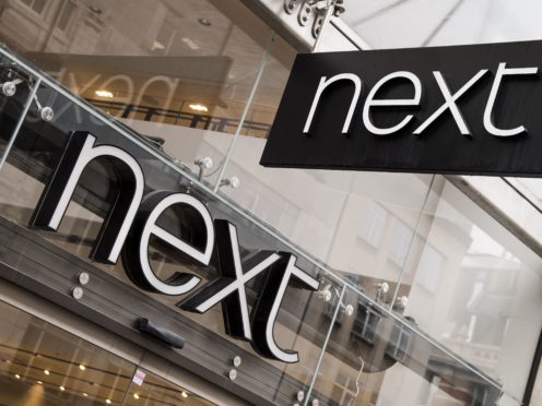 Next said its profits plunged by 54% due to lockdown restrictions (Ian West/PA)
