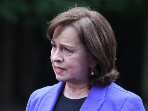 Economy Minister Diane Dodds has set out plans for the reopening of businesses (PA)