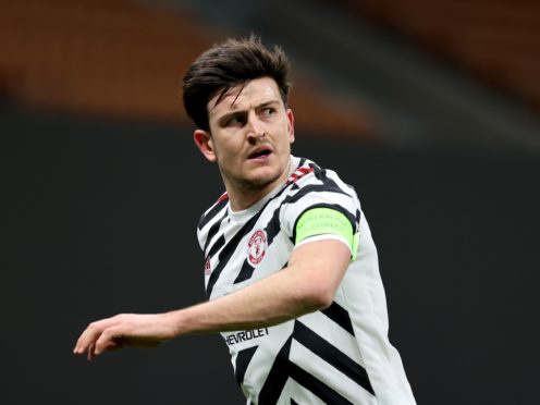 Skipper Harry Maguire is among three Manchester United players suspended for the Europa League quarter-final second-leg clash with Granada (Fabrizio Carabelli/PA)