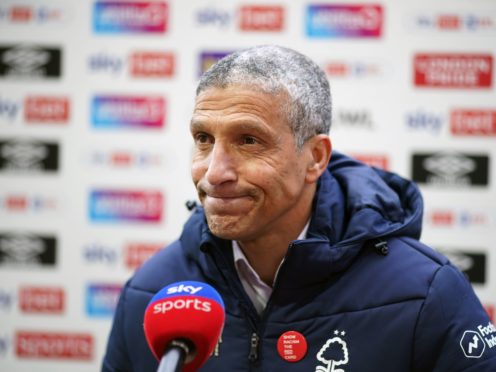 Chris Hughton was delighted with Forest’s performance against QPR (John Walton/PA)