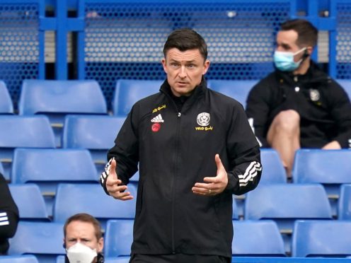 Interim boss Paul Heckingbottom might change the way Sheffield United line up at Wolves on Saturday (John Walton/PA)
