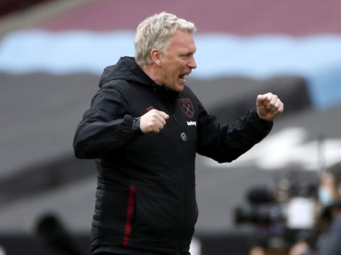 David Moyes has guided West Ham into Champions League contention (Paul Childs/PA)