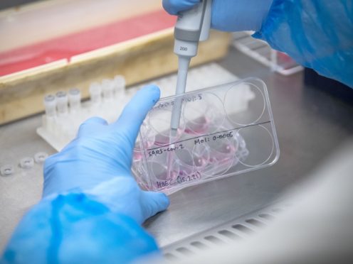 Scottish Government figures show 222,897 people have tested positive since the start of the outbreak (Jane Barlow/PA)