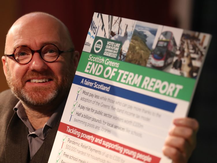 Co-leader Patrick Harvie said Scotland needs to ‘re-think’ high streets (Andrew Milligan/PA)