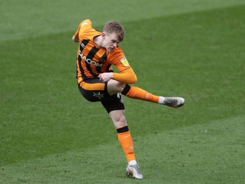 Keane Lewis-Potter scored one and made one in Hull’s win (Richard Sellers/PA)