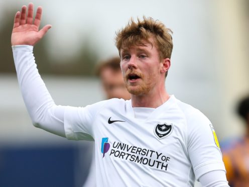 Andy Cannon scored Portsmouth’s winner (Barrington Coombs/PA)