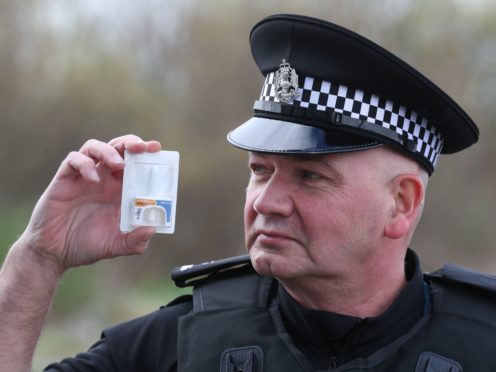 Police Scotland special constable Stewart Barclay administered the antidote (Andrew Milligan/PA)