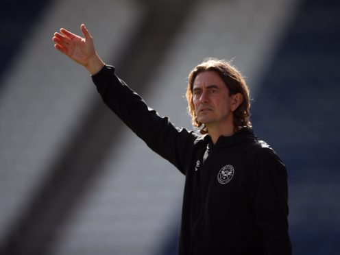 Brentford manager Thomas Frank is doubtful his side can overhaul Watford to clinch automatic promotion (Tim Goode/PA)