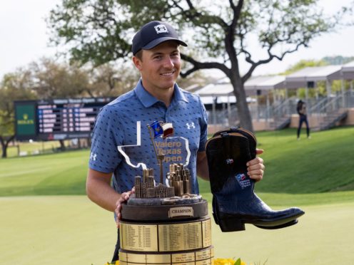 Jordan Spieth is joint second favourite for the Masters after winning the Valero Texas Open on Sunday (Michael Thomas/AP)