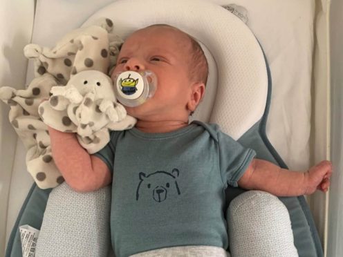 Two-week-old baby Ciaran Leigh Morris (West Midlands Police/PA)