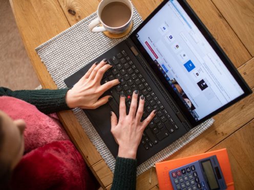 The National Cyber Security Centre recommends creating passwords using three random words (Joe Giddens/PA)