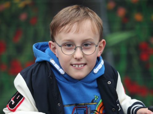 Inspirational fundraiser Tobias Weller (Danny Lawson/PA)