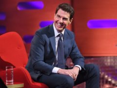Tom Cruise during filming for the Graham Norton Show (Matt Crossick/PA)