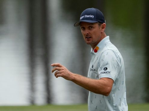 Justin Rose carded a stunning opening 65 in the 85th Masters (David J. Phillip/AP)