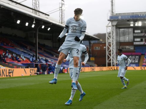 Kai Havertz was back among the goals in Chelsea’s win at Crystal Palace (Mike Hewitt/PA)