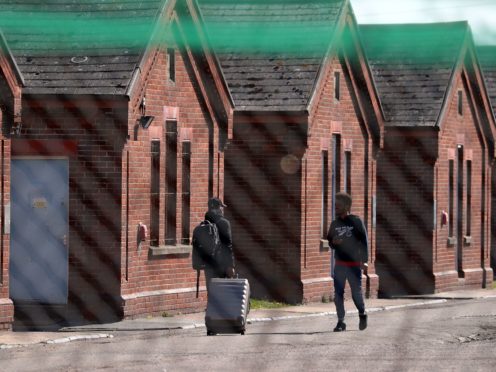 A view of Napier Barracks in Folkestone (Gareth Fuller/PA)