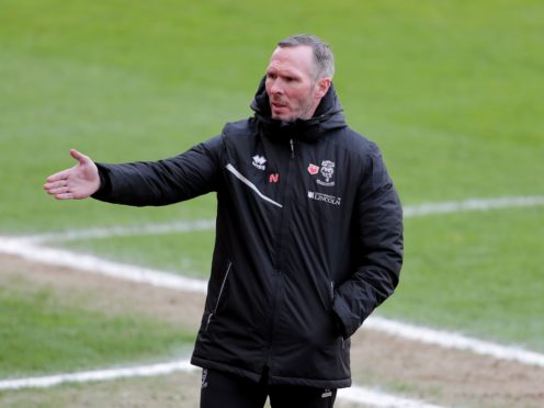Michael Appleton wants Lincoln to be more ruthless (Richard Sellers/PA)