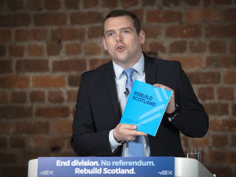 Douglas Ross said voters were more concerned about what the Scottish Parliament would be doing in the next session (Jane Barlow/PA)