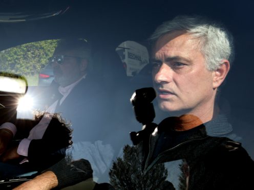 Jose Mourinho left Tottenham’s training ground for the final time on Monday (Jonathan Brady/PA)