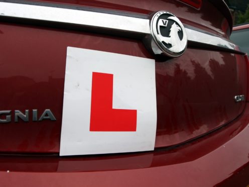 Driving licence holding among young people has fallen to the lowest level since current records began, amid the suspension of driving lessons and tests (David Jones/PA)