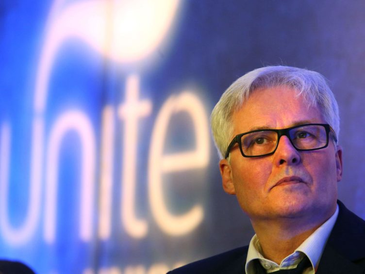 Unite’s Pat Rafferty hit out at the wage rise being offered to council staff (Andrew Milligan/PA)