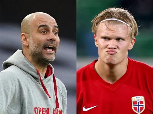 Pep Guardiola has hailed the abilities of Erling Haaland (John Walton/Liam McBurney/PA)