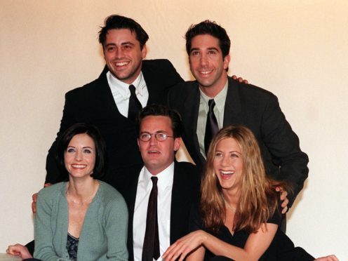 Stars of the US sitcom Friends (Neil Munns/PA)