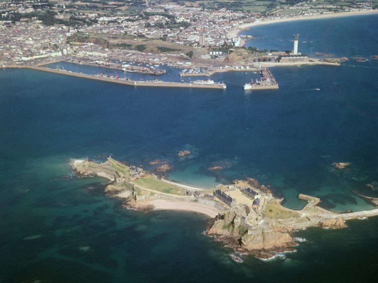Elizabeth Castle, off St Helier in Jersey (PA)