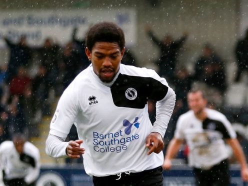 Angelo Balanta wrapped up the win for Dagenham (Paul Harding/PA).