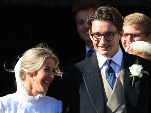 Ellie Goulding and Caspar Jopling (Peter Byrne/PA)