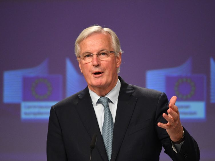 Michel Barnier has said the outcome of the Brexit negotiations was determined by Tory ‘quarrels’ (Stefan Rousseau/PA)