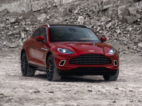 Aston Martin’s sales were driven by the new DBX (Aston Martin/PA)
