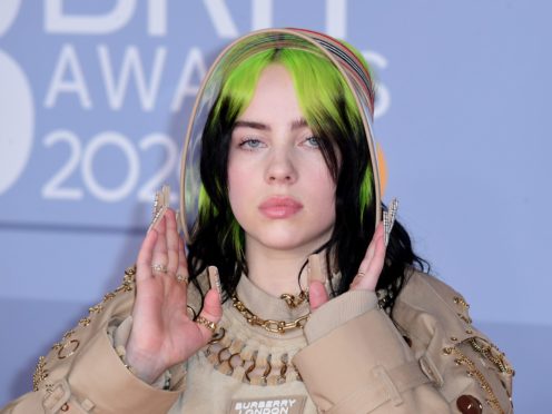 Billie Eilish says the pandemic has helped her songwriting (Ian West/PA)