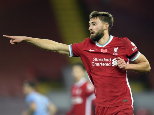 Nat Phillips will start for Liverpool against Southampton after missing the last two matches with injury (Peter Powell/PA)