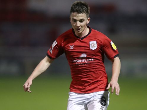 Tom Lowery missed Crewe’s 1-0 win at Bristol Rovers due to a knock (Martin Rickett/PA).