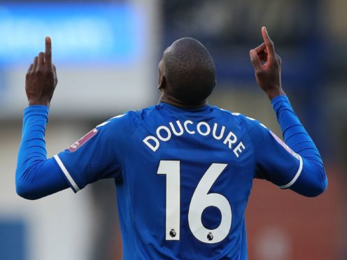 Everton midfielder Abdoulaye Doucoure is back after eight matches out with a broken foot (Peter Byrne/PA)