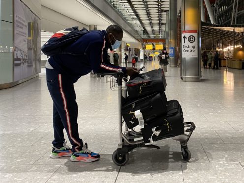 The NHS app may not be ready for use as a vaccine passport when international travel resumes, Downing Street has admitted (Kirsty O’Connor/PA)