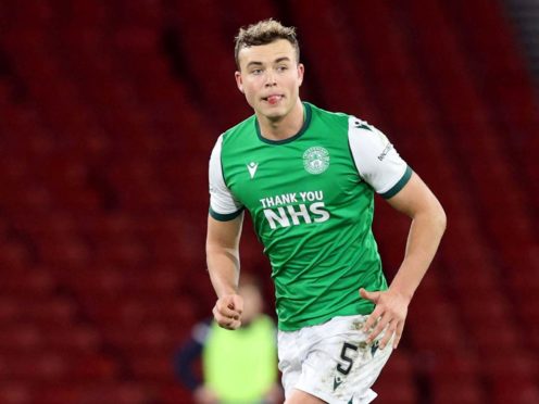 Ryan Porteous will learn from his mistake, insists Hibs boss Jack Ross (Jeff Holmes/PA)