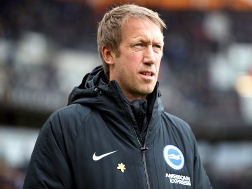 Brighton boss Graham Potter has been linked with Tottenham (Nick Potts/PA)
