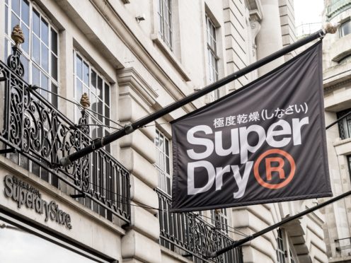 Super Dry saw sales return to growth in the quarter to April (Ian West/PA)