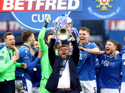 Callum Davidson can barely believe what his side have achieved (Jeff Holmes/PA)