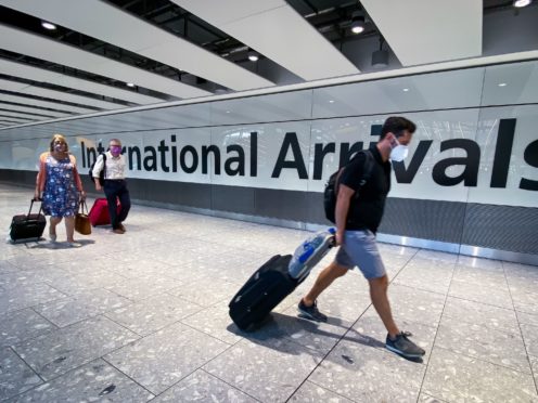 The green list for foreign holiday destinations is not expected to be published until later this week (Aaron Chown/PA)