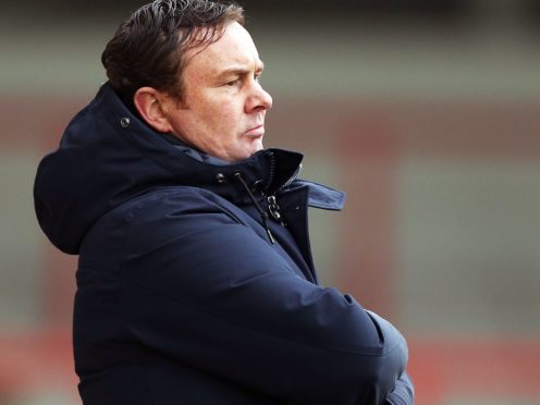 Derek Adams has Morecambe pushing for automatic promotion going into the final day of the season (Tim Markland/PA)