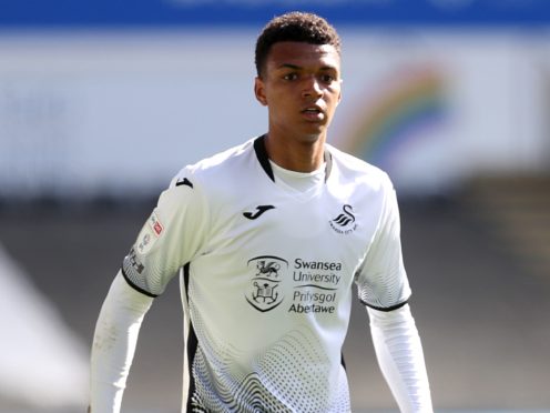 Swansea’s Morgan Whittaker was racially abused after scoring against his former club Derby last week (David Davies/PA)