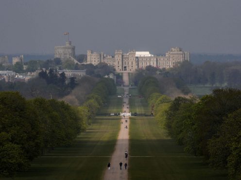 Trespassers were reported in the grounds of the Queen’s Windsor estate (PA)