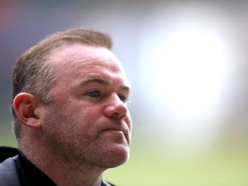 Wayne Rooney has challenged his Derby team to rise to the task of ensuring survival (Nick Potts/PA)