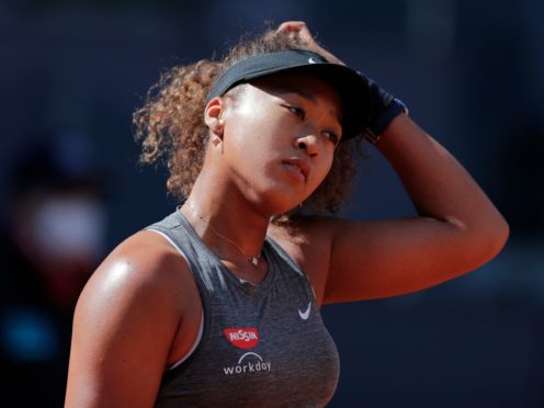 Naomi Osaka was beaten by Karolina Muchova in Madrid (Paul White/AP)