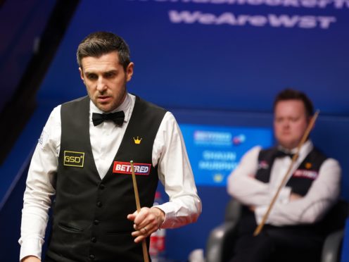 Mark Selby fashioned an overnight lead over Shaun Murphy (Zac Goodwin/PA)